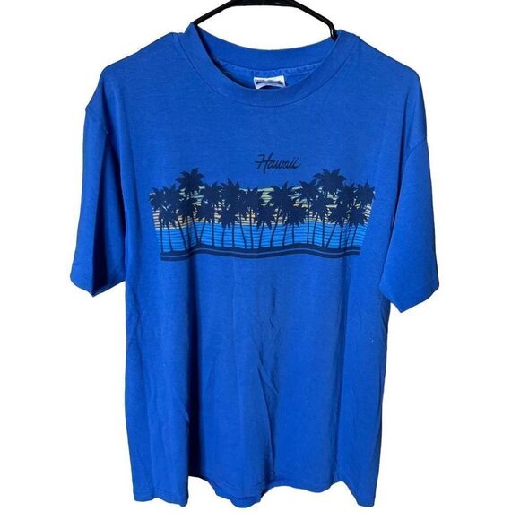 VTG 80s Hawaii T Shirt XL - Picture 1 of 4